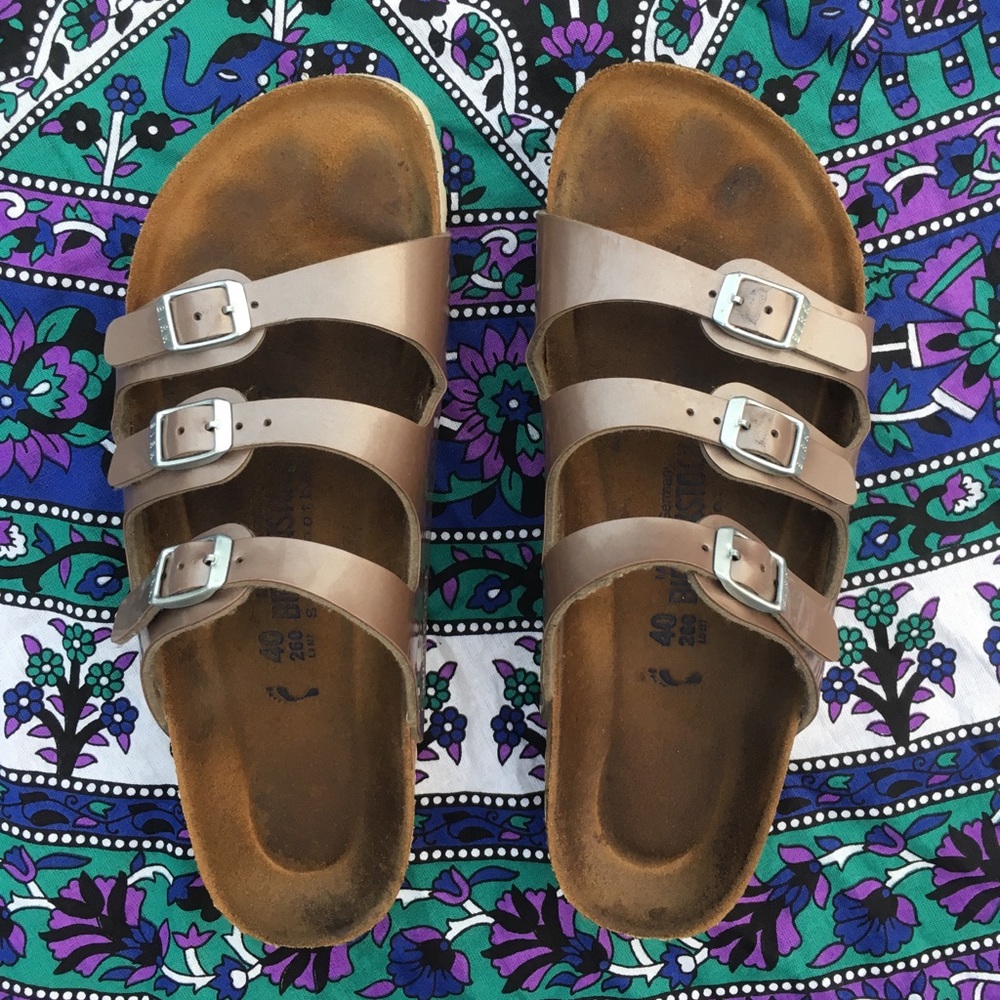 Birkenstock Florida Shiny Sandals